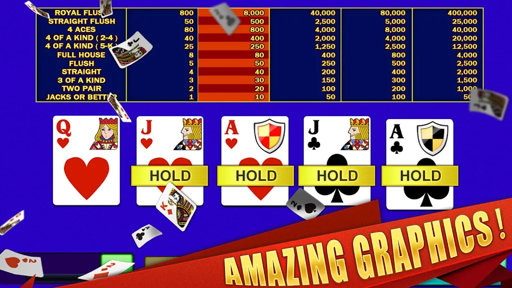 All American & Double Bonus - VIDEO POKER 스크린샷 3