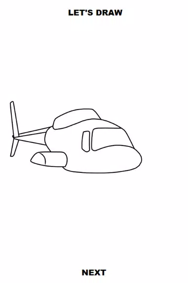 Draw Aircrafts: Helicopter Скриншот 2