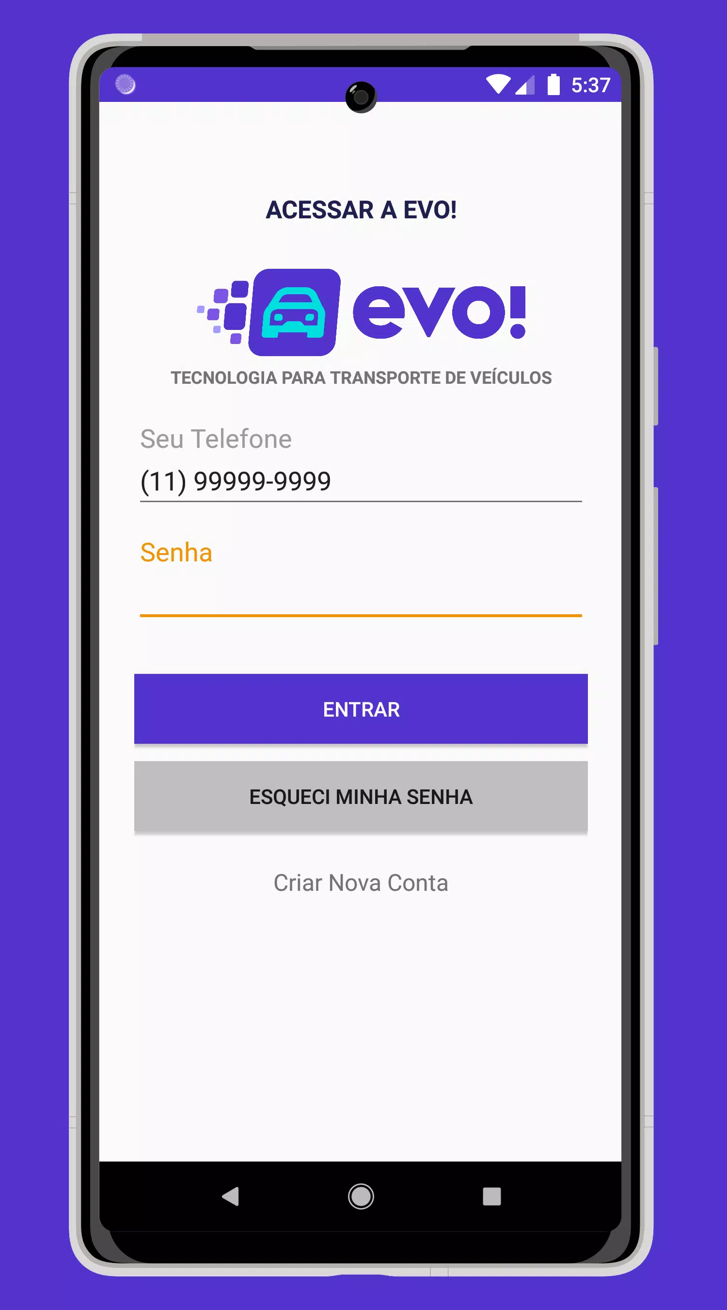 EVO! Transporte de Veículos スクリーンショット 0