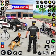 Police Dog Crime Chase Game 3D 스크린샷 0