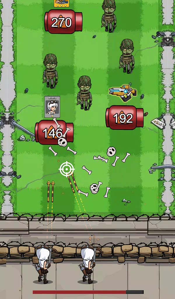 Zombie War Idle Defense Game Screenshot 1