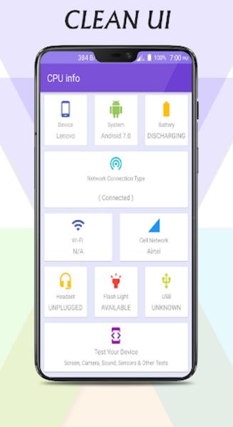 CPU-Z : Device & System info for Android™ Zrzut ekranu 3