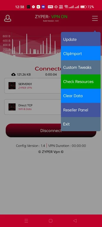 ZYPER VPN 螢幕截圖 2