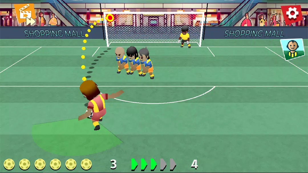 FreeKick Screamers - Football スクリーンショット 3