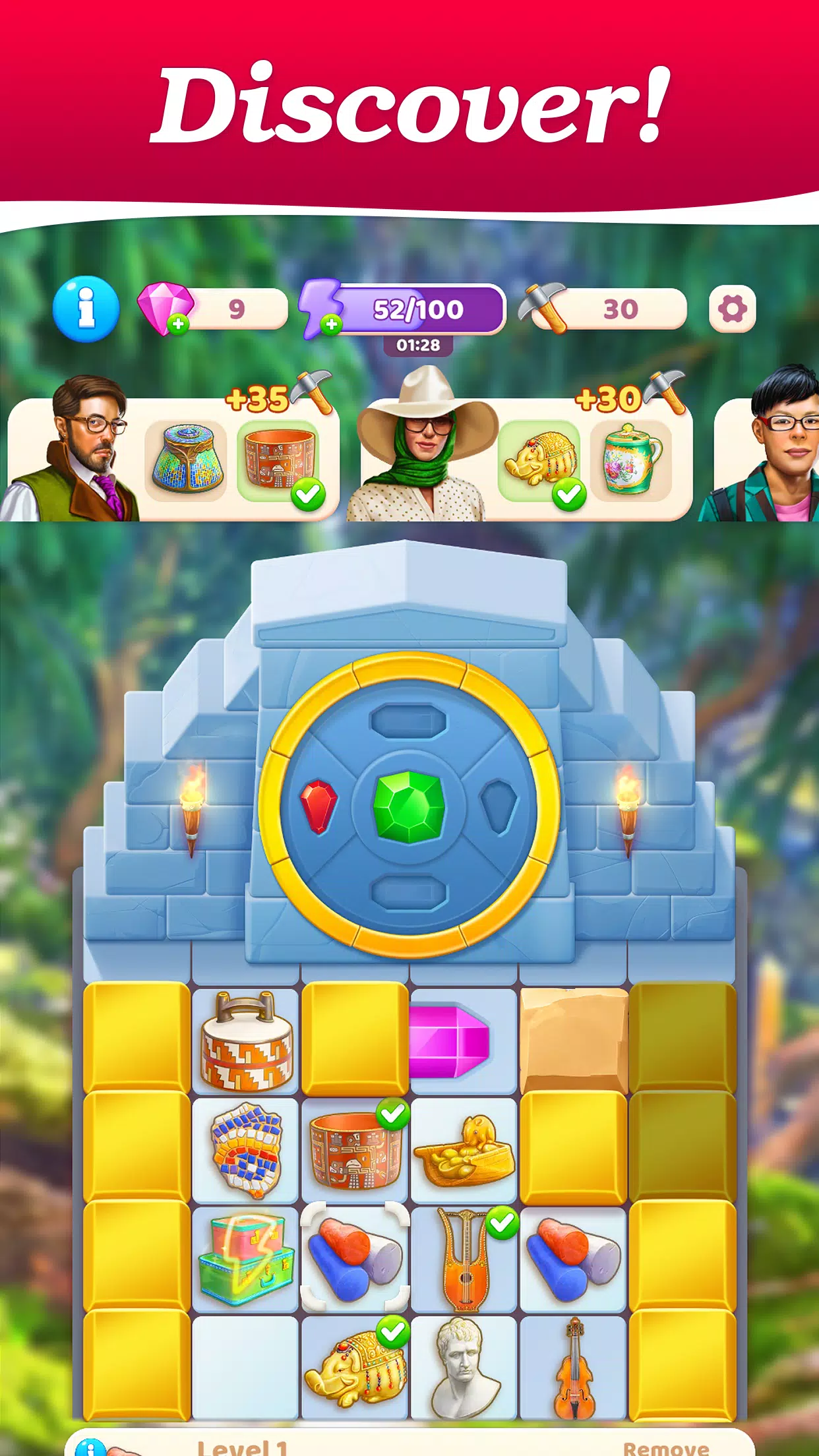 Merge Treasure Hunt－Match game应用截图第1张