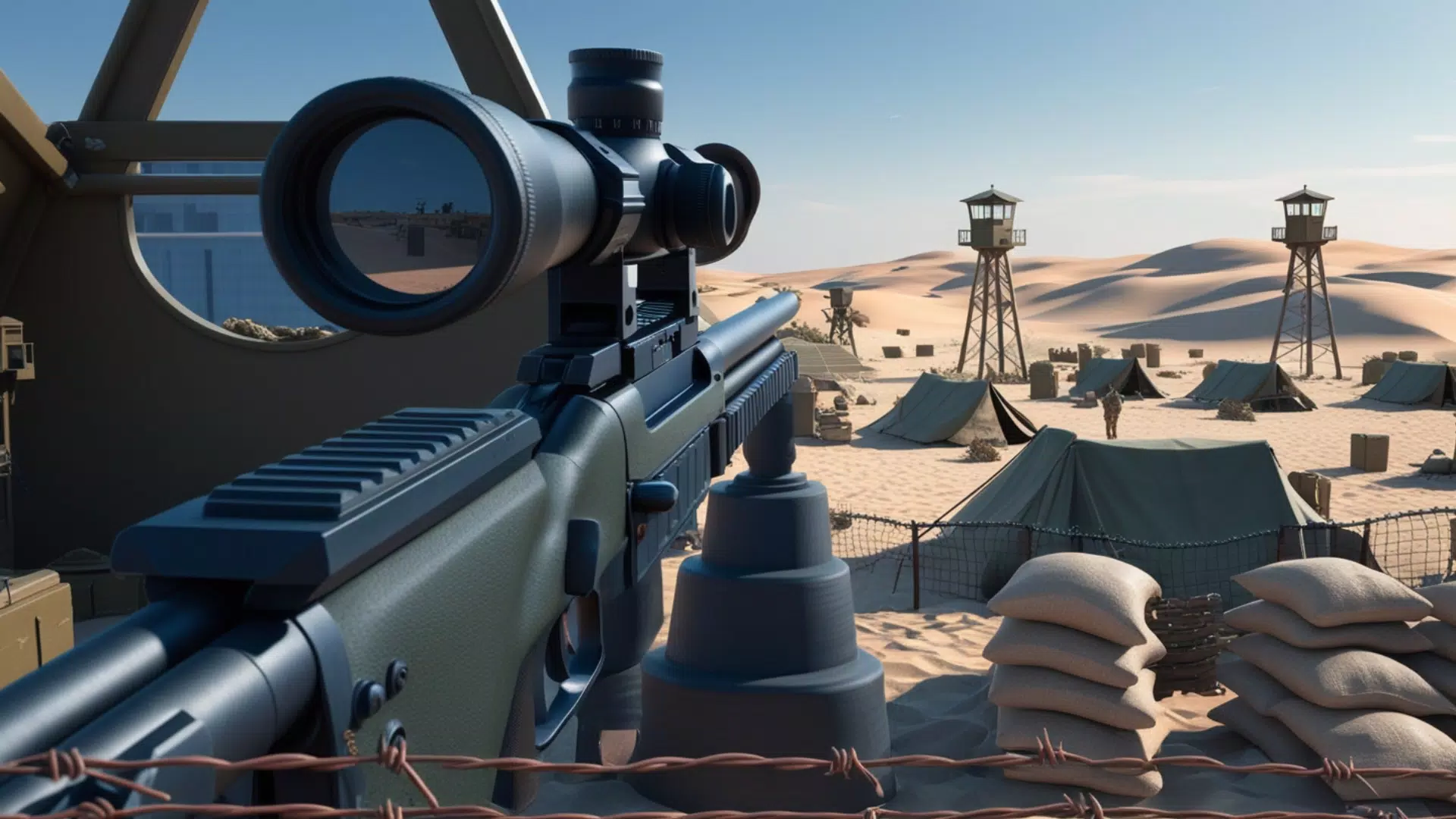 Sniper X : Desert Hunt FPS 3D ภาพหน้าจอ 0