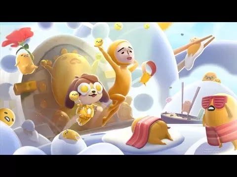 Событие Gudetama в приключении Hello Kitty Island