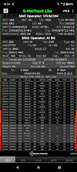 G-NetTrack Lite 螢幕截圖 0