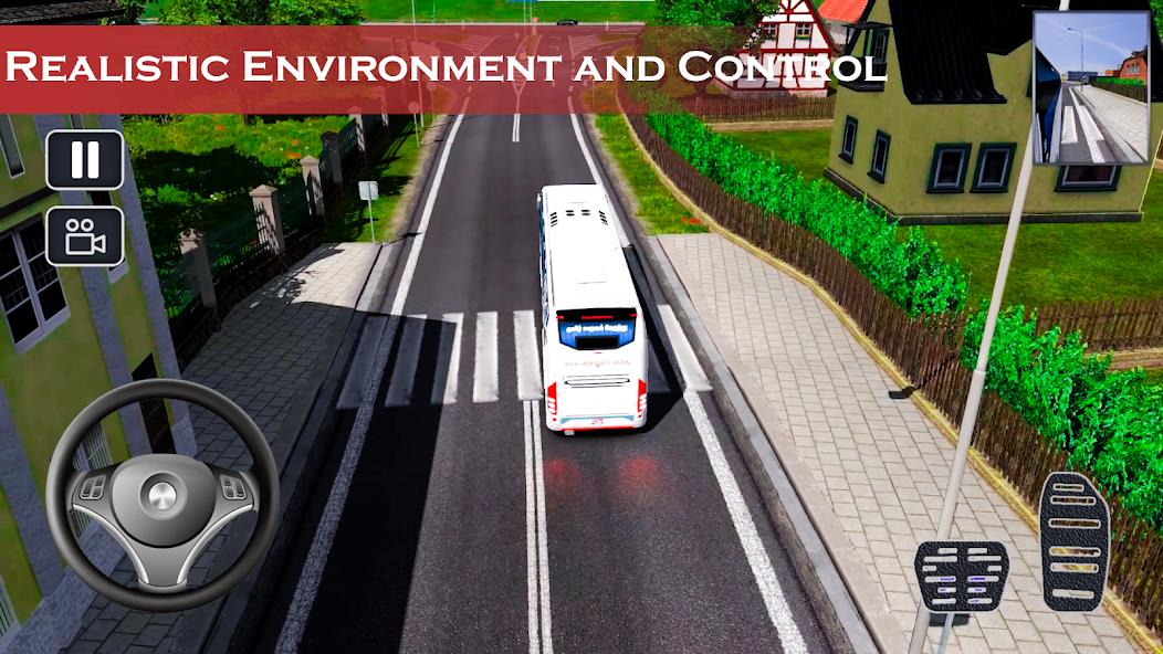 Modern Bus Simulator 3D Game Mod Capture d'écran 1