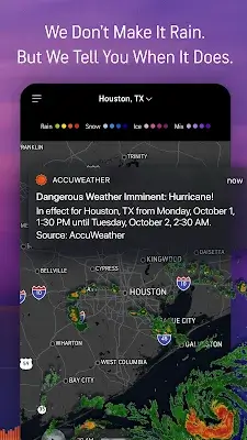 AccuWeather: Weather Radar Capture d'écran 2