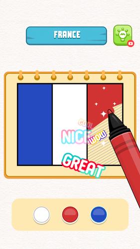 Flag Painting Puzzle Screenshot 3