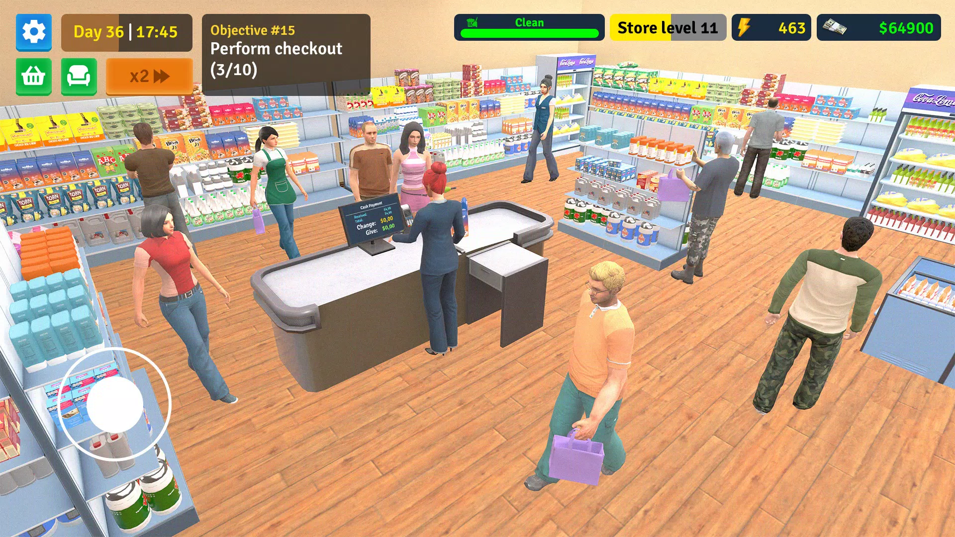 Supermarket Simulator Store 螢幕截圖 1