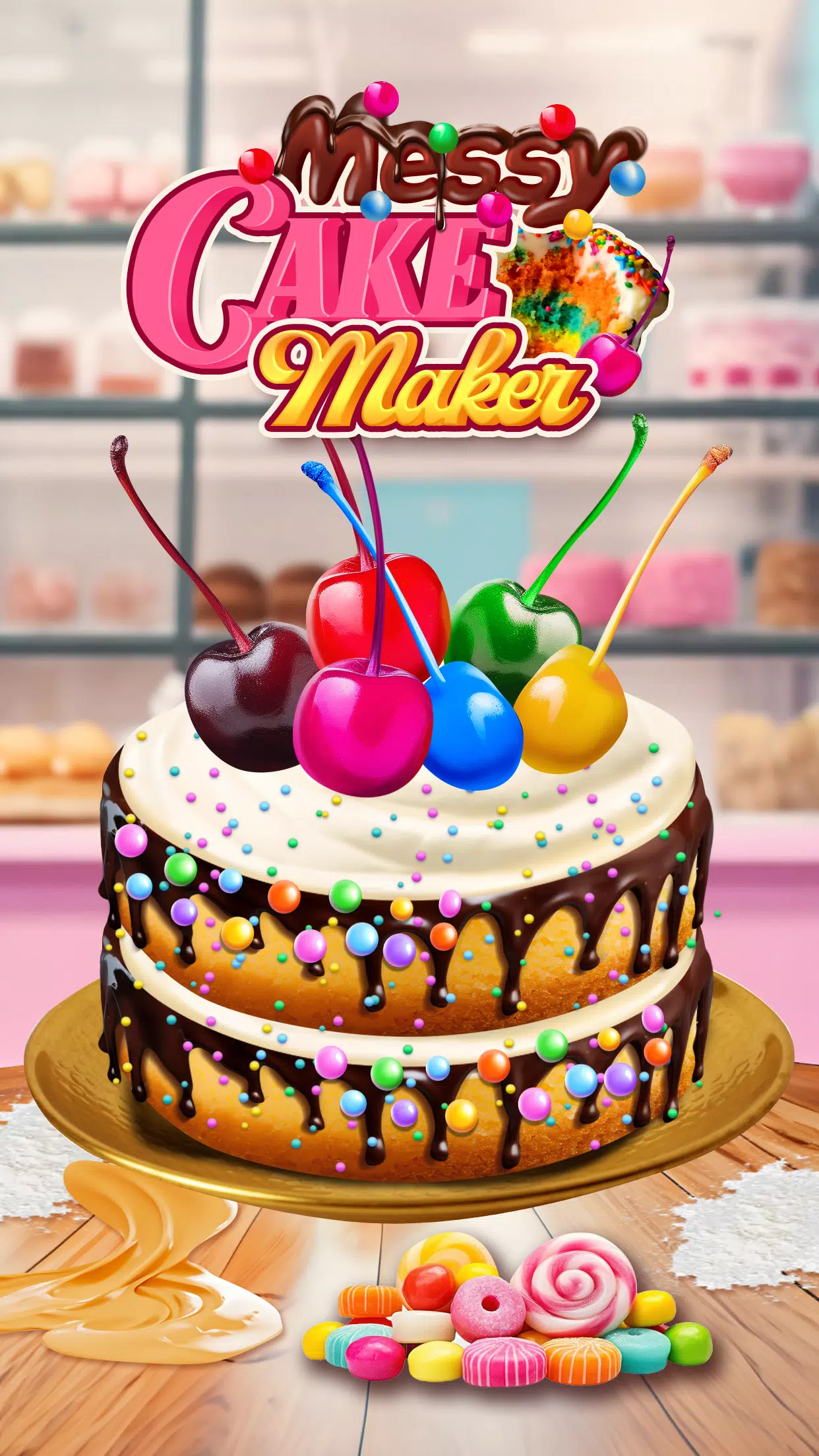 Messy Cake Maker Captura de pantalla 0