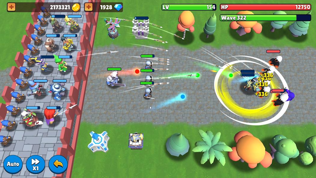 Wall Castle: Tower Defense TD Mod ภาพหน้าจอ 3