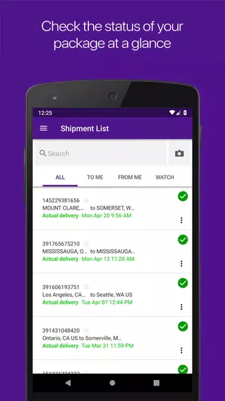 FedEx Mobile স্ক্রিনশট 1