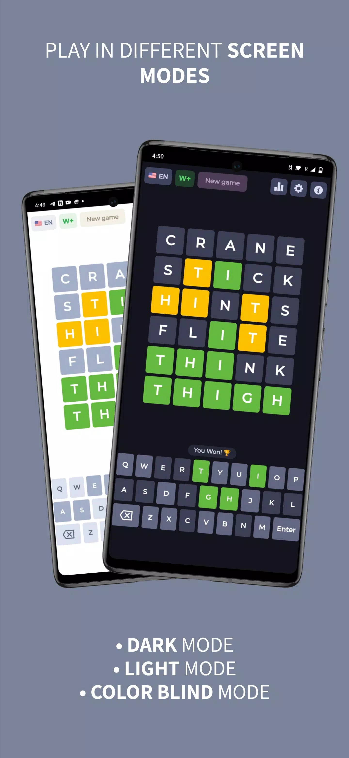 Wordy - Word Puzzle Game 스크린샷 2