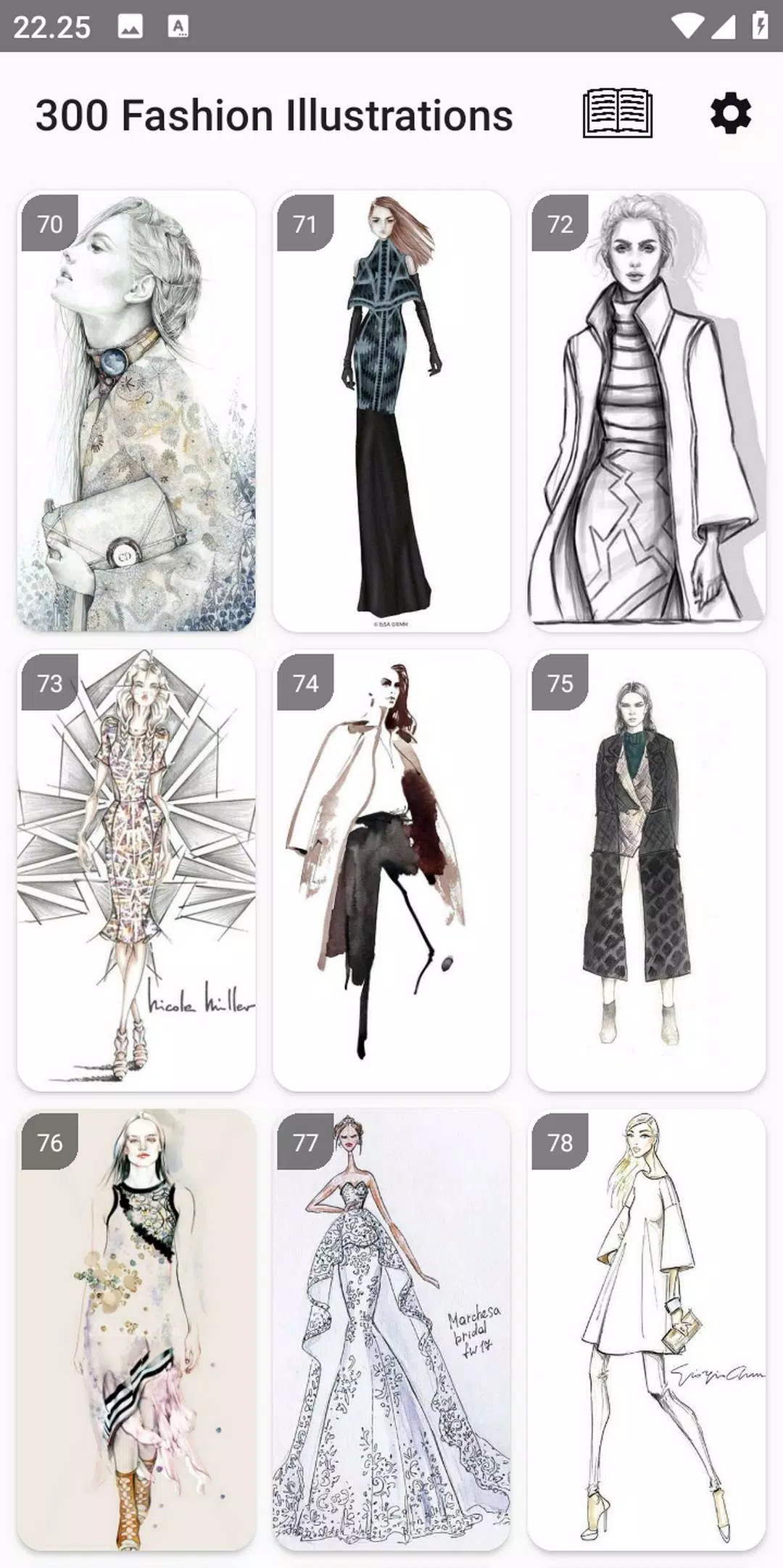 300 Fashion Illustrations Captura de tela 3