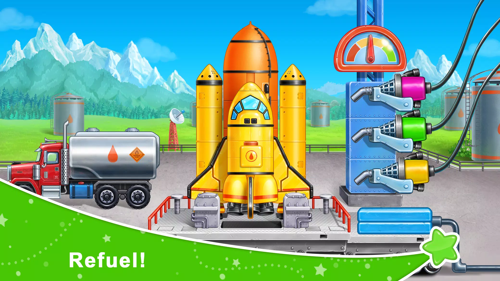 Rocket 4 space games Spaceship Ảnh chụp màn hình 1