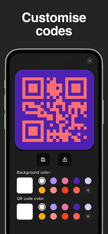 QR code Scanner & Creator 螢幕截圖 1