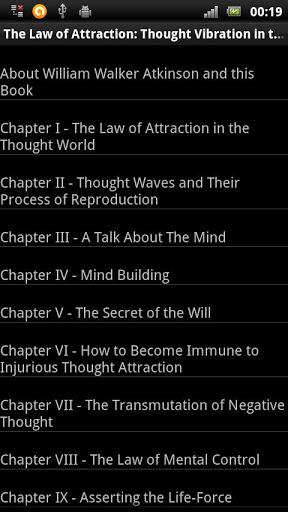 Schermata The Law of Attraction BOOK 1