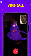 Grimace Fake Call Prank Captura de tela 2