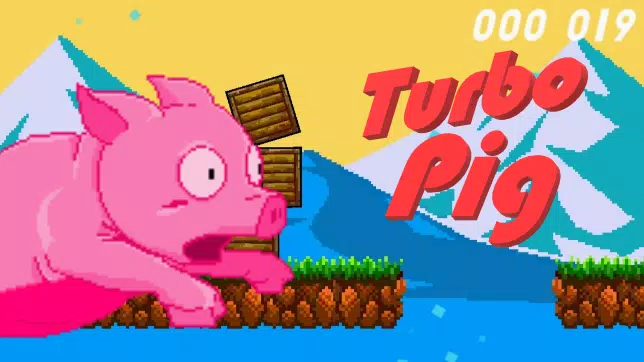 Turbo Pig platformer pixel art Скриншот 0