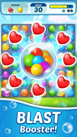 Water Splash - Cool Match 3 Captura de pantalla 1