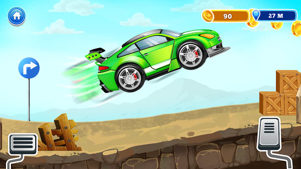 Uphill Races Car Game For Boys Captura de pantalla 2