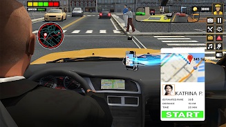 US Taxi Car Driving Games ภาพหน้าจอ 2