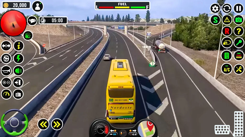 Coach Bus Driving 3D Bus Game 螢幕截圖 2