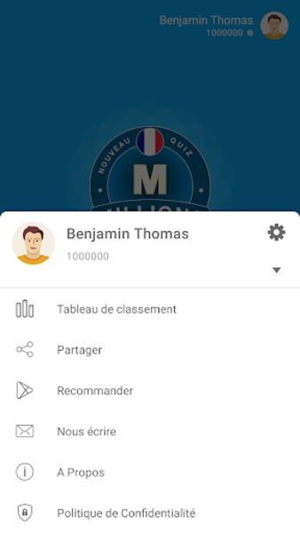 Millions Quiz - Français Ảnh chụp màn hình 0