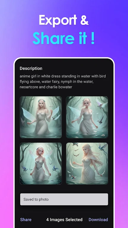 Vivid AI: AI Image Generator Ảnh chụp màn hình 0