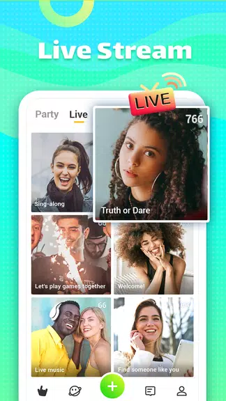 Ola Party - Live, Chat & Party ภาพหน้าจอ 1