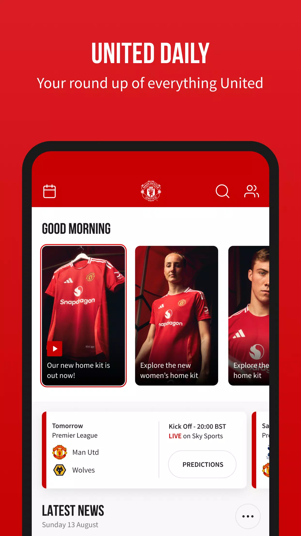 Manchester United Official App ဖန်သားပြင်ဓာတ်ပုံ 2