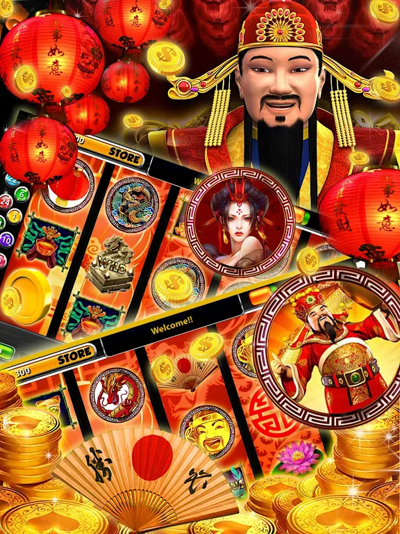 Lucky golden slots: Double Jackpots from Vegas 螢幕截圖 0
