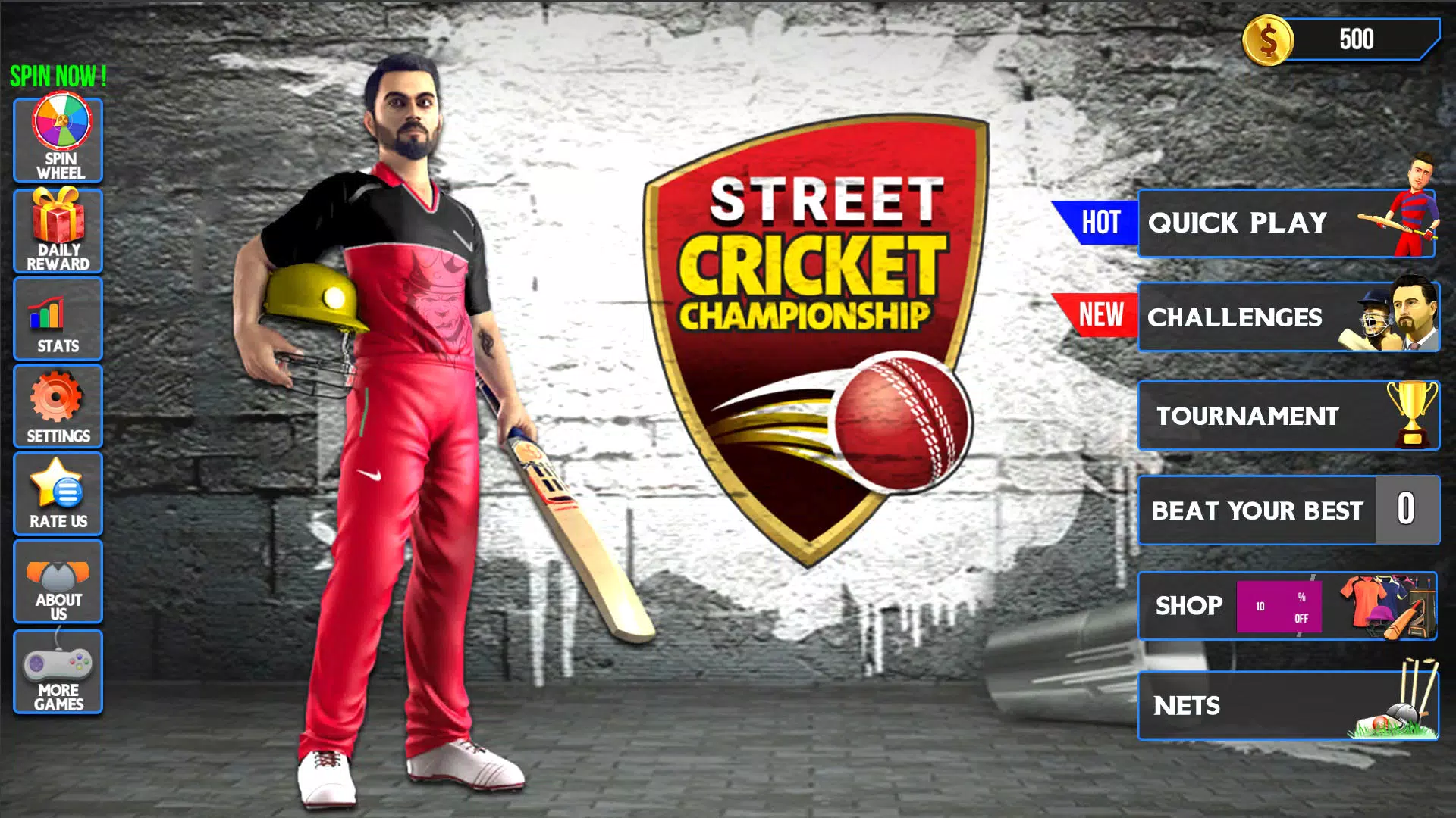 Street Criket-T20 Cricket Game 螢幕截圖 0