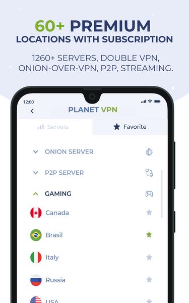 Free VPN Planet ภาพหน้าจอ 3