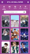 BTS Live Wallpaper Video Captura de pantalla 0