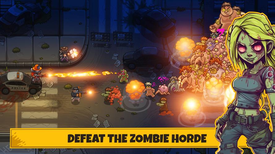 Dead World Heroes: Zombie Rush ภาพหน้าจอ 1