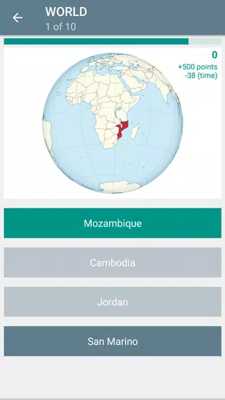 Quiz: Flags and Maps スクリーンショット 3
