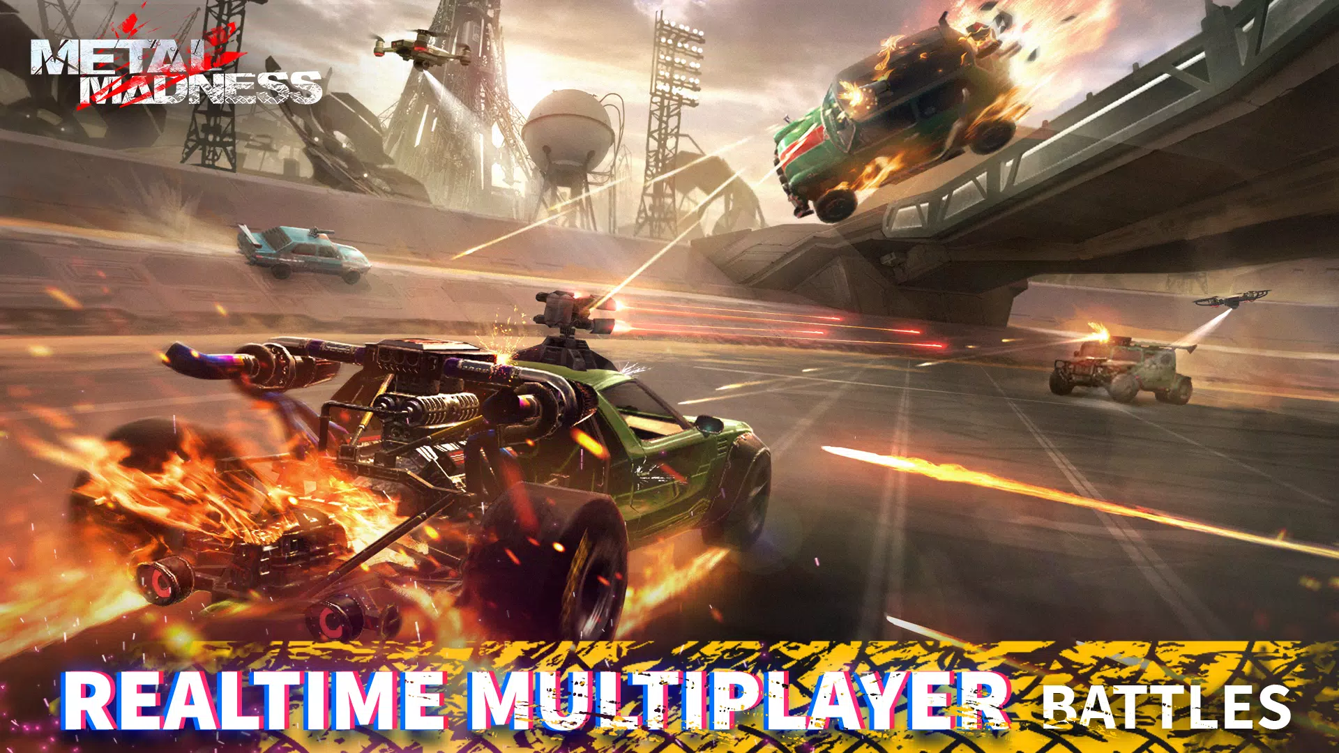 METAL MADNESS PvP: Car Shooter Tangkapan skrin 2