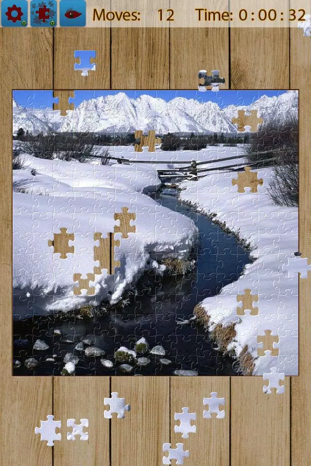 Snow Landscape Jigsaw Puzzles 螢幕截圖 1