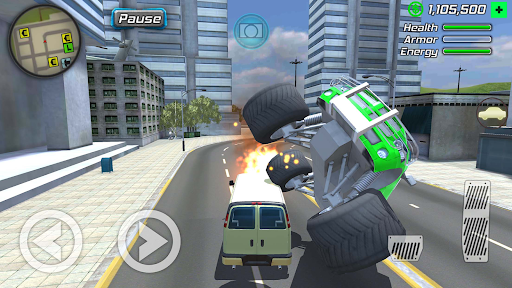 Rope Frog Ninja Hero Car Vegas ဖန်သားပြင်ဓာတ်ပုံ 2