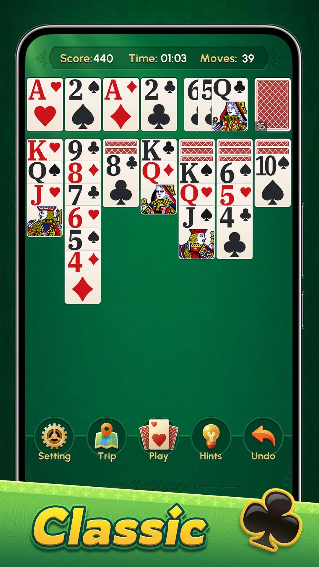 Classic Solitaire: Regal Card স্ক্রিনশট 0