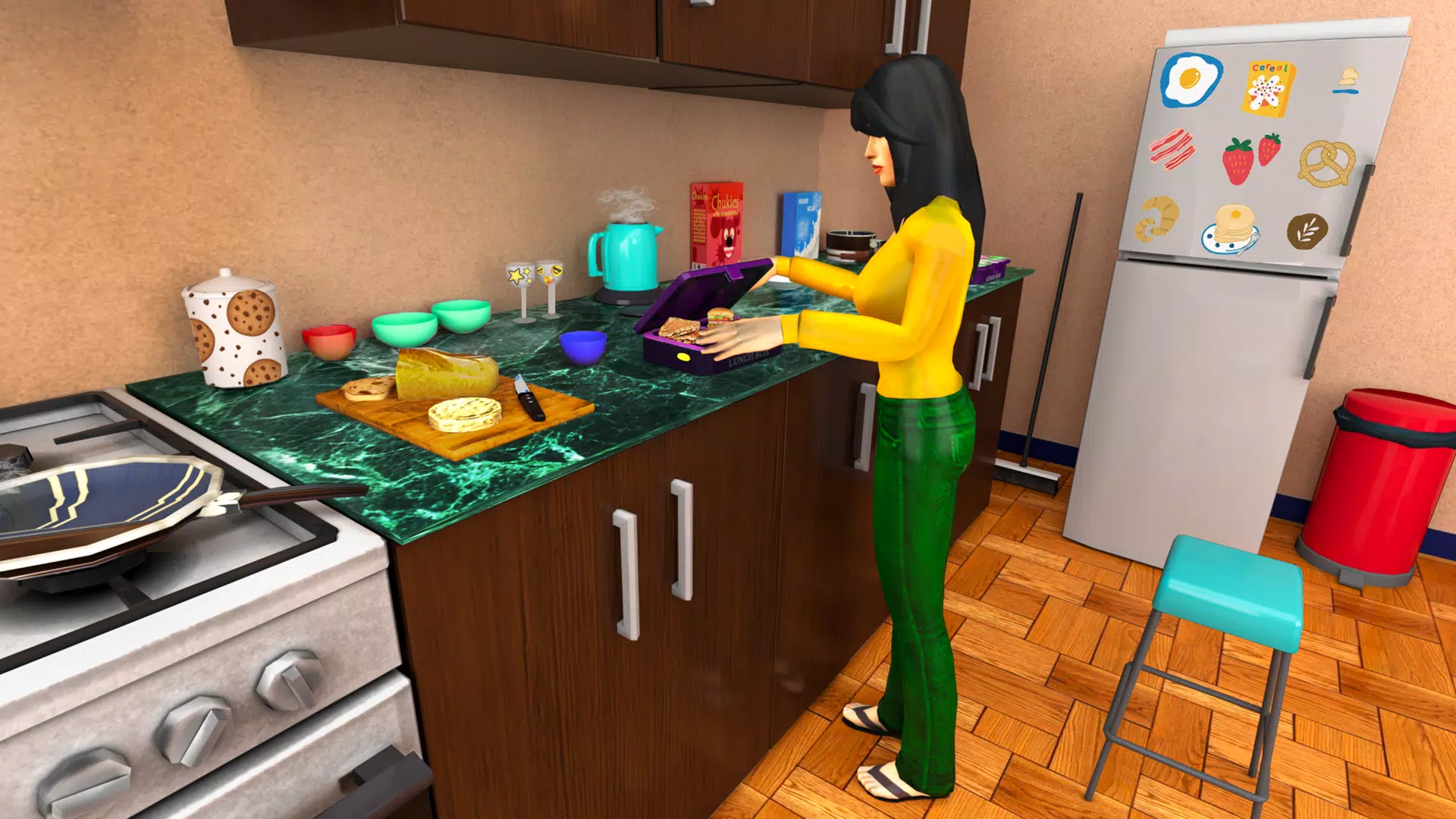 Virtual Mother Single Mom Sim Ảnh chụp màn hình 1