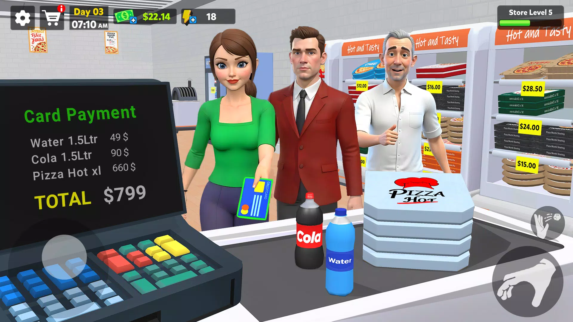 Pizza Shop Simulator 3D Zrzut ekranu 2