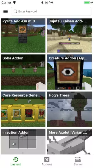 Addons for MCPE - Mods Packs 螢幕截圖 0