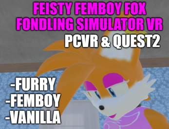 Feisty Femboy Fox Fondling Simulator VR Скриншот 0