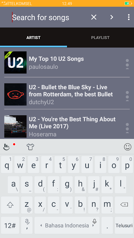 U2 Greatest Hits Songs Tangkapan skrin 3