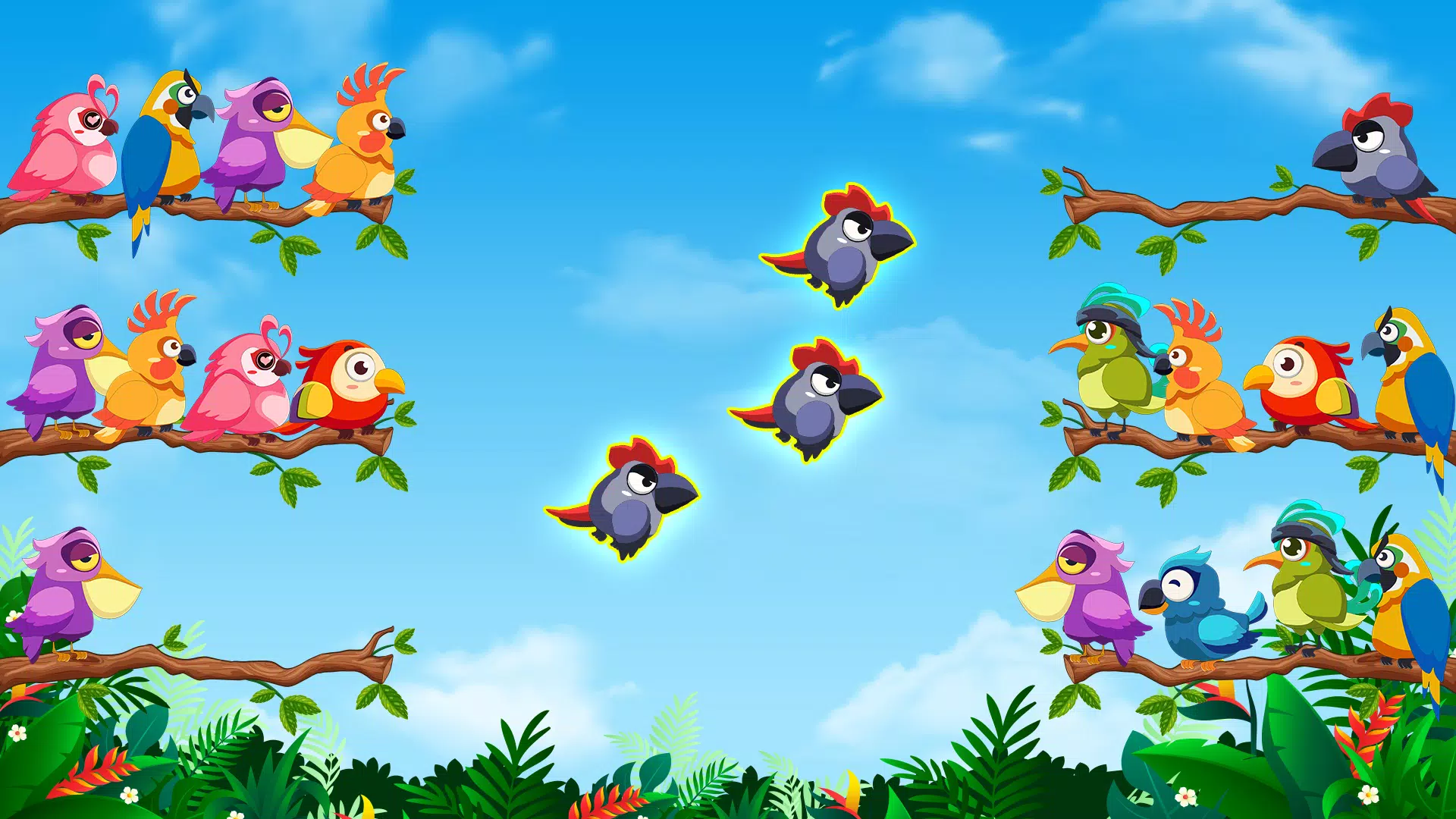 Bird Sort: Color Puzzle Game Screenshot 0